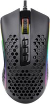 Redragon M808 STORM Gaming muis RGB verlicht | Ultra lichtgewicht Ambidextrous  Honeycomb mouse 100 tot 12400 DPI verstelbaar | 7 programmeerbare knoppen | MMO & FPS ready