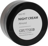 GRUTSK - Vegan Cosmetics - Night Cream - Almond - 100 ml