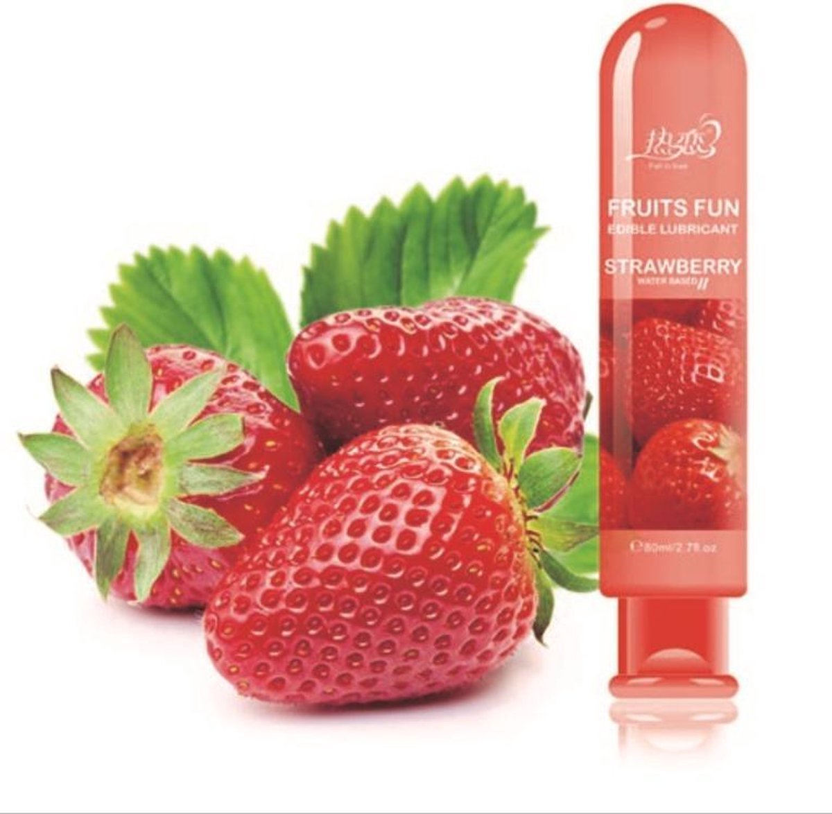 Goedkoopste EnjoyXXX - Glijmiddel - Aardbei smaak en geur - Waterbasis - Eetbaar - Anaal - Puur genot - 80 ml - Massage olie - Easyglide