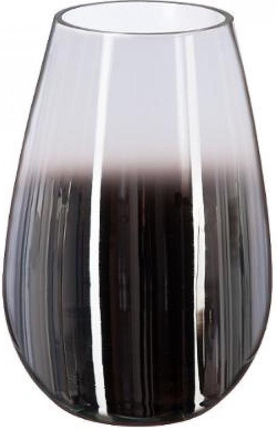 Glazen Vaas  - gerookt glas - Smoke glas - H 23 cm