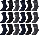 Pierre Cardin® Herensokken 18 Paar - antraciet blauw zwart - 43/46
