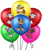 Paw patrol ballonnen - 10 stuks - Paw patrol versiering verjaardag - Paw patrol feestartikelen - Paw patrol versiering - Paw patrol feestdecoratie