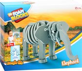 Olifant 3D puzzel van foam | Elephant Foam 3d Puzzel