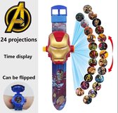 Iron Man horloge - Iron Man 3D horloge - Iron Man speelgoed horloge - Ironman 3D projector horloge - iron man horloge - Kinder horloge