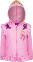 Disney Princess Hoodie met Rits Roze 6 Jaar