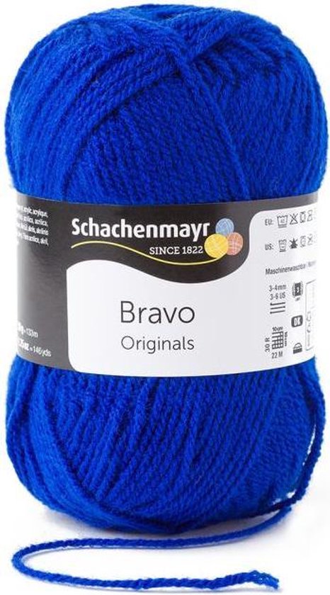 Bravo Wol - 50 gram -  Blauw