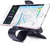 Telefoonhouder auto dashbord-universeel-iphone-samsung-huawei-nokia-auto-360 graden draaien-geen zuignap-gsm houder-makkelijk vastzetten
