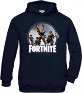 FORTNITE HOODIE UNISEX MET FOTOPRINT ZWART 152