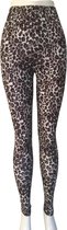 Modieuze Dames Legging - Cheetah print - L/XL