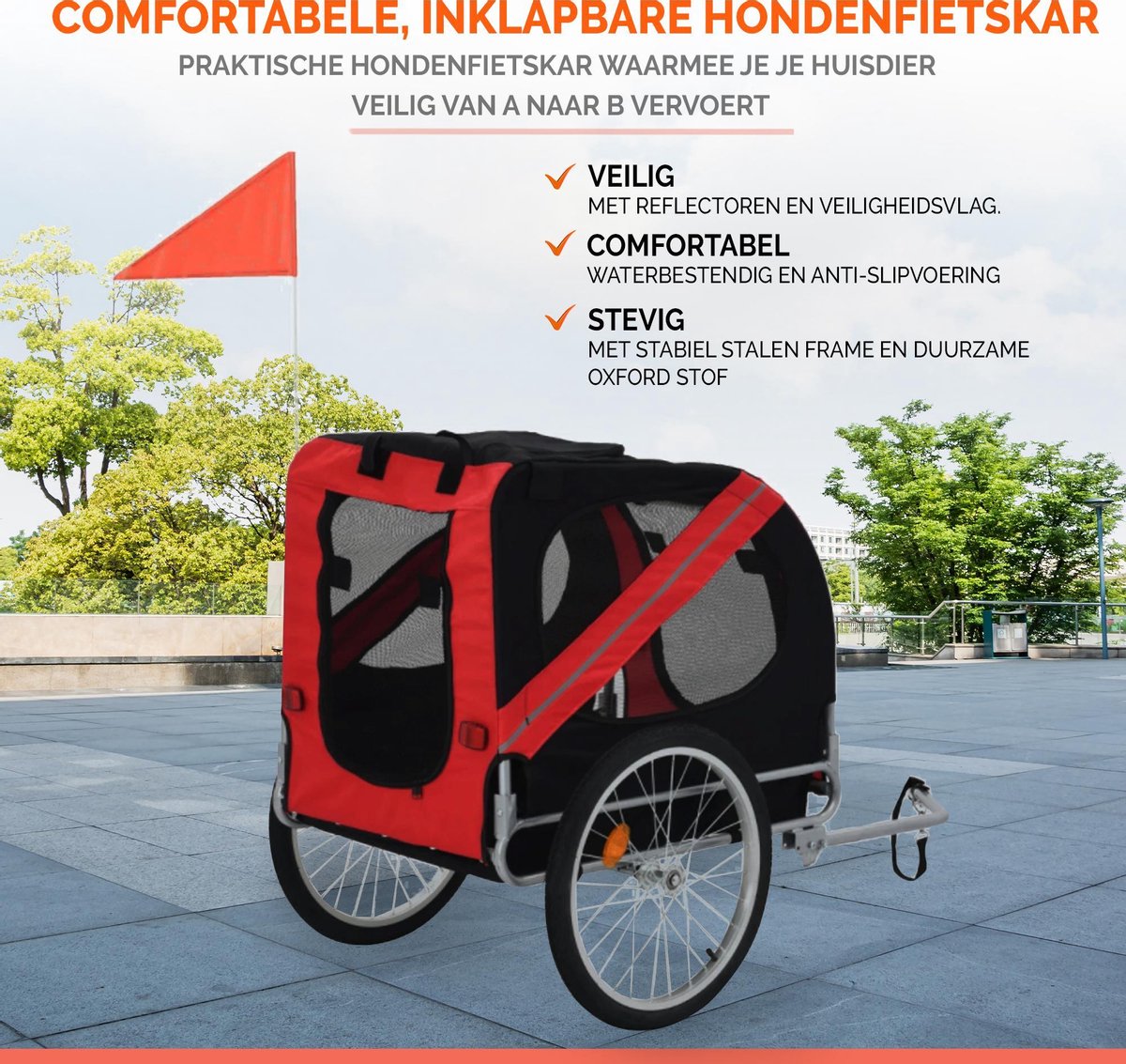 Zijn hondenkarren veilig