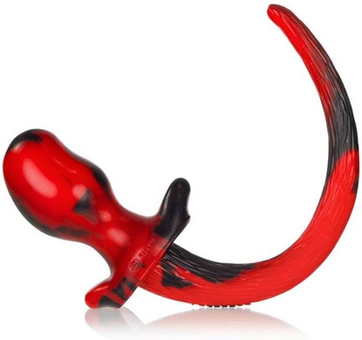 Oxballs pug puppytail - black red small