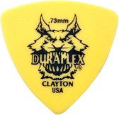 Clayton Duraplex rounded triangle plectrums 0.73 mm 6-pack