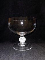 Coupe - 6 set - 10.5cm - J.G.Durand - Cristal - Flora