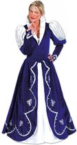 Jurk | Prinses Victoria | Blauw | Maat 40-42 | Vrouwen | Verkleedkleding