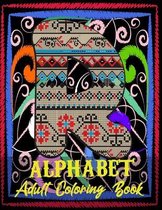 Alphabet Adult Coloring Book