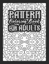 Pattern Coloring Book for Adults