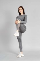 Aesthetic Wolf Pulse Seamless Legging Dames - Grijs - Maat M