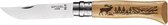 Opinel - Zakmes - No. 08 - Deer Engraved - RVS - Hout