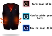 * Verwarmde Bodywarmer - Verwarmd Vest - Maat S -unisex - Thermoshirt - * * Inclusief Powerbank * 20 000 Mah ! * verstelbaar *