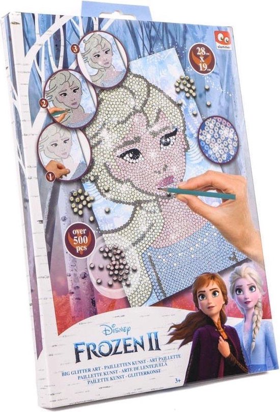 Supplement verliezen Pef DISNEY FROZEN - DIAMOND PAINTING - DIAMANT SCHILDERIJ - knutselen - Anna -  Elsa -... | bol.com