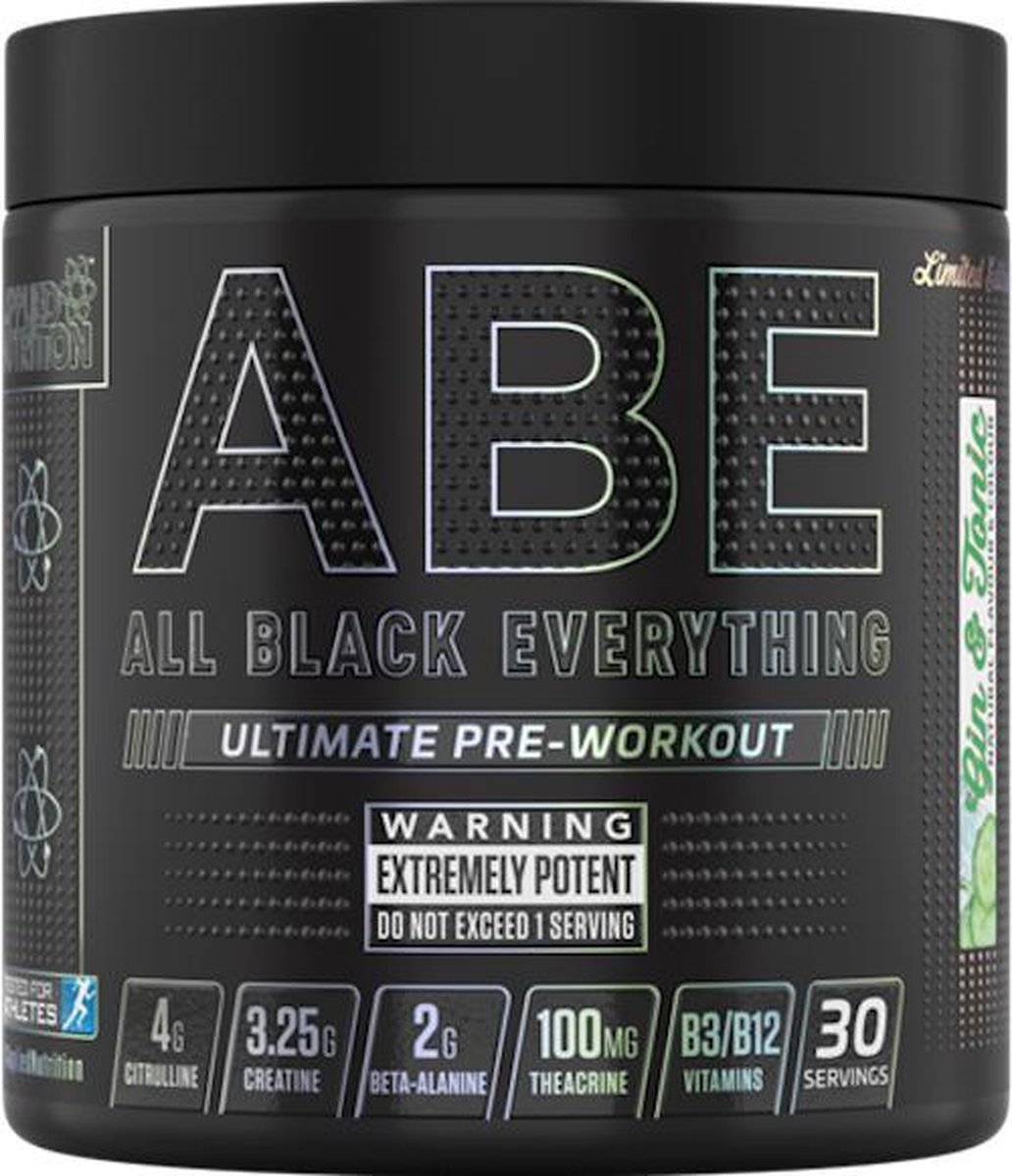 Applied Nutrition Abe Ultimate Pre Workout 315 G Gin Tonic Smaak 30 Servings Bol Com