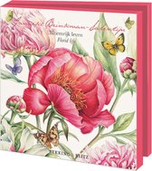 Kaartenmapje met 10 kaarten en enveloppen, vierkant: Bloemrijk leven, Florid Life, Janneke Brinkman-Salentijn