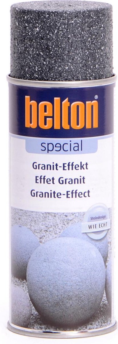 granieteffect obsidiaanzwart 400ml verfspray Belton