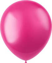 Fuchsia Ballonnen Metallic Fuchsia Pink 33cm 10st