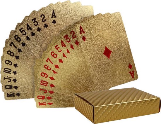 Afbeelding van het spel Gouden Speelkaarten waterdicht