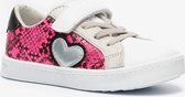 Blue Box meisjes sneakers met slangenprint - Roze - Maat 25