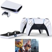 MIFOR® Oplaadstation PlayStation 5 - Dualsense Controller Oplader PS5 - PS5 Accessoires - Oplader voor 2 controllers