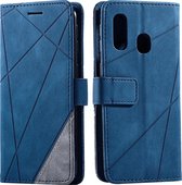 Book Case Samsung Galaxy A20e | Hoogwaardig PU Leren Hoesje | Lederen Wallet Case | Luxe Uitstraling | Telefoonhoesje | Pasjeshouder | Portemonnee | Blauw