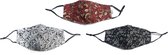 No Label mondkapje wasbaar - paisley - artistiek - 3 stuks - paisley print