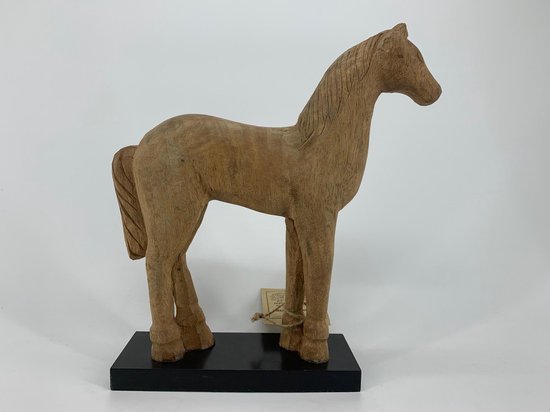 Mango houten sculptuur paard