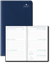 Castelli agenda H43 Rimini 2021 - week - ringband - 14 maanden - week op 2 bladzijdes - pvc - zwart