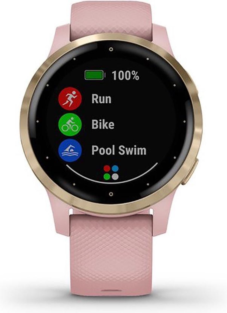 Garmin Vivoactive 4S - Smartwatch - 40 mm - Dust Rose | bol.com