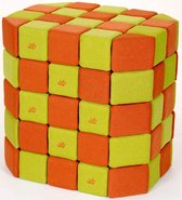 Magnetische blokken JollyHeap® - Magnetic blocks - blokken - educatief speelgoed - groen/oranje