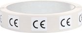 CE-label, rechthoekig, 500 stickers per rol