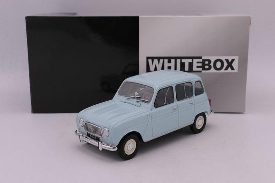 Vertrappen Leerling melk wit Modelauto Renault 4 1965 blauw 15 cm - Schaal 1:24 - Speelgoedauto -  Miniatuurauto | bol.com