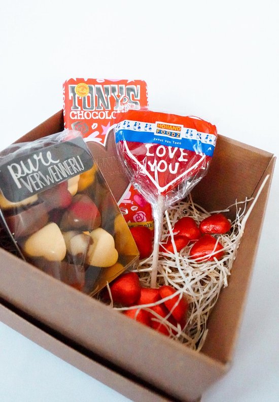 Valentijn Chocolade Pakket Choco Kiss - Geschenkpakket | bol.com