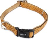 Beeztees - Halsband Hond - Mac Leather - Bruin - 45-70 cm