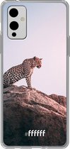 6F hoesje - geschikt voor OnePlus 9 -  Transparant TPU Case - Leopard #ffffff