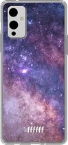 6F hoesje - geschikt voor OnePlus 9 -  Transparant TPU Case - Galaxy Stars #ffffff