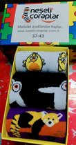 Joyful Socks "Happy Animal-1 Mix", Giftbox met 3 paar sokken, 3 verschillende kleuren met 3 x verschillende prints, maat 37 - 43. NU MET HOGE KORTING OP DE ADVIESPRIJS!!!!