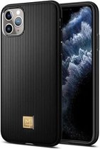 Spigen La Manon Classy Case - Telefoonhoesje - Hoesje - Apple iPhone 11 Pro Max - Zwart