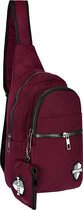 SafeSave crossbodybag – Waterafstotende tas met portemonnee – schoudertas – rood
