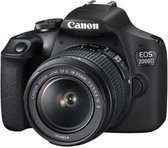 Canon EOS 2000D + 18-55mm III - Zwart