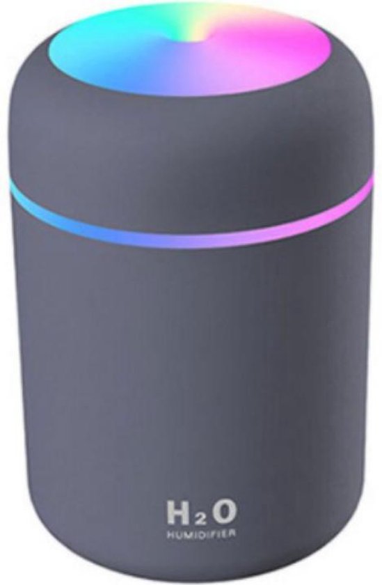 DOK - Aroma Diffuser' arômes - Nébuliseur d' Aroma USB - Humidificateur - 300 ML - Grijs