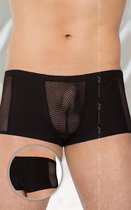 SoftLine Collection  Sexy transparente heren boxers met visnet Zwart XL