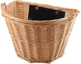 ISO Fietsmand voor Stuur -  Ruime Rieten Fietsmand - 35x24,5x27,5 cm